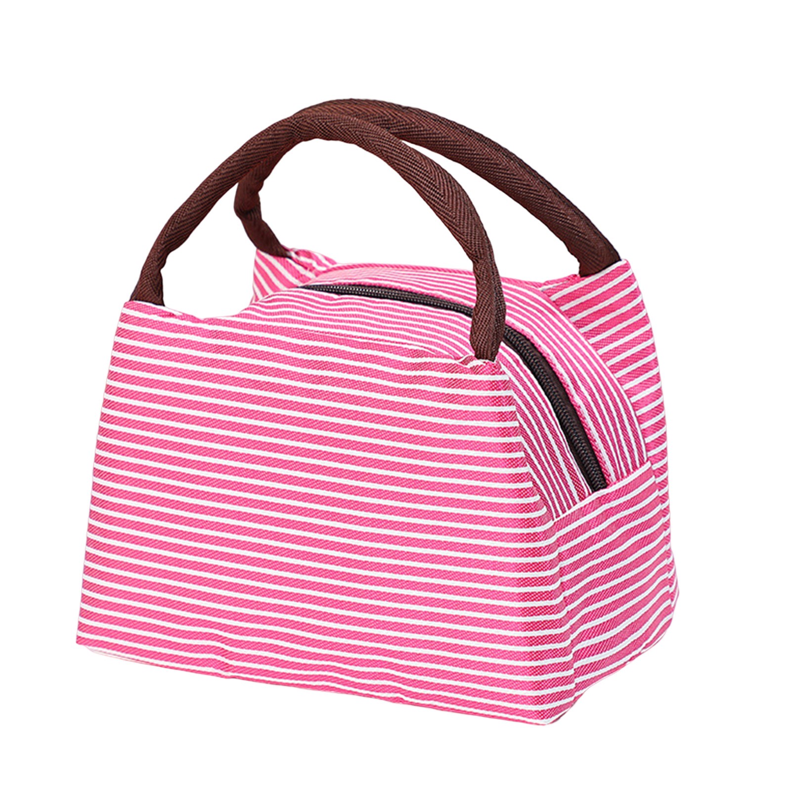 thumbnail image 2 of Bolsa Portátil Para Bento Bolsa Térmica Bolsa Para El Almuerzo Bolsa Para El Almuerzo Bolsa Para El Almuerzo Bolsa Para Guardar La Fiambrera Trabajo Escuela Estampado De Rayas, 2 of 2